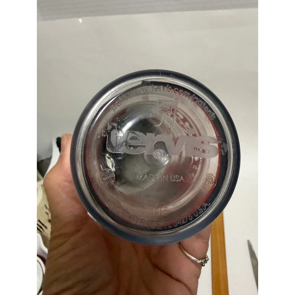 Tervis Tumbler Dayton Flyers Insulated Travel Cup 16oz Clear Red Black Lid NCAA